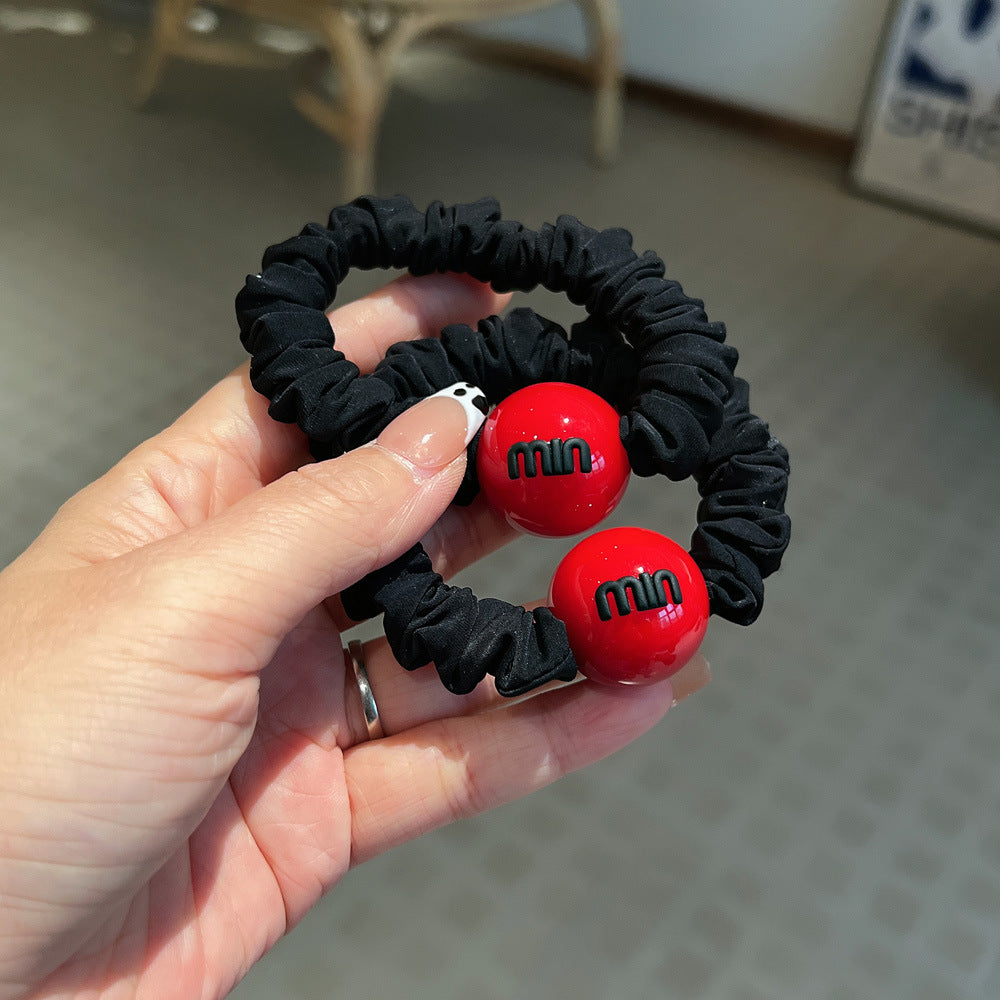 Wholesale New Year Acrylic Red Large Ball Rope