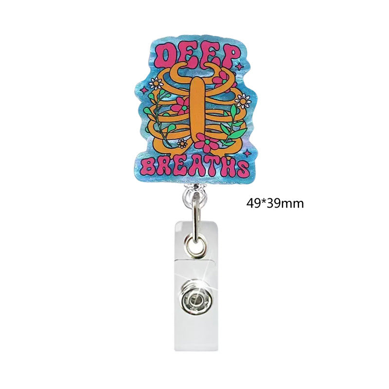 Wholesale  Doctor and nurse badge with retractable buckle  Badge Reels