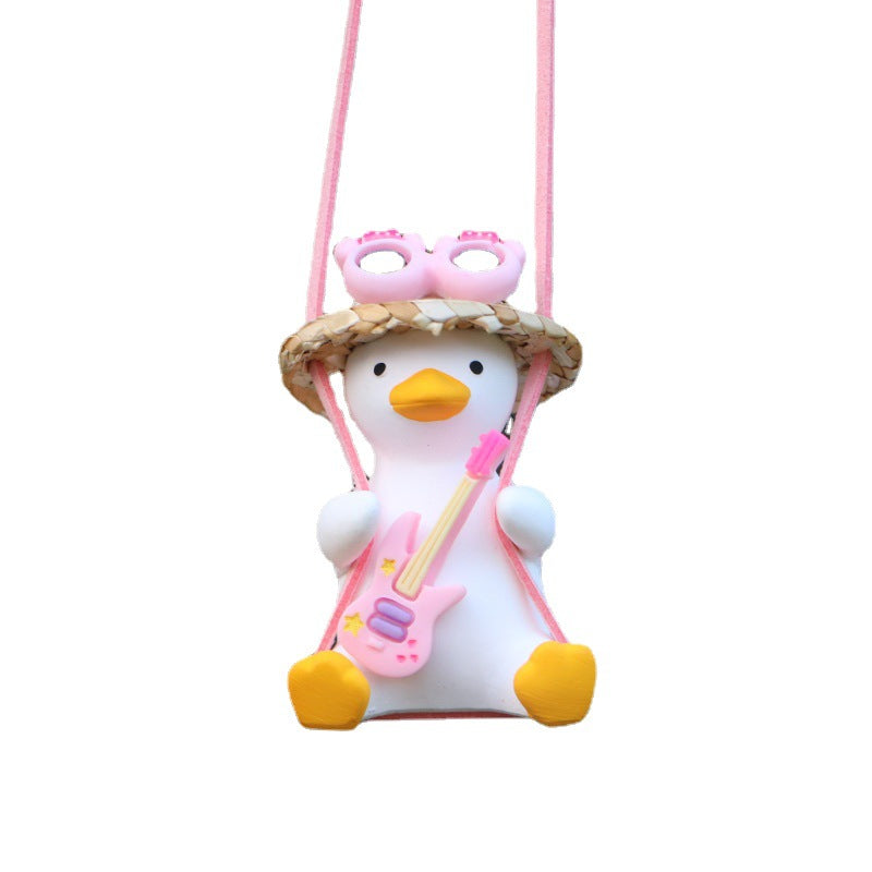 Wholesale Swing Duck Car Mounted Fragrance Expanding Stones Pendants
