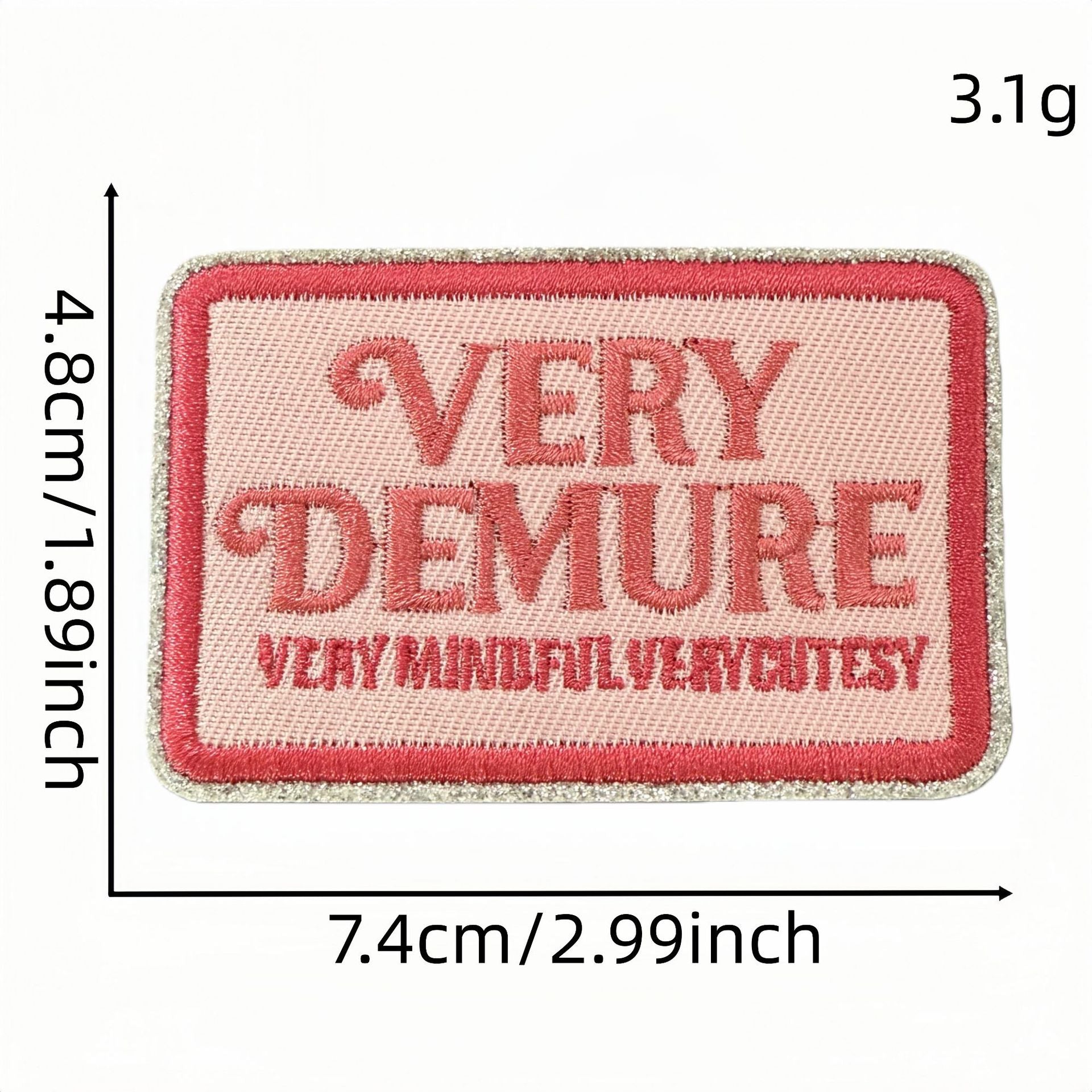 Wholesale Cartoon English Embroidery Cloth Patch