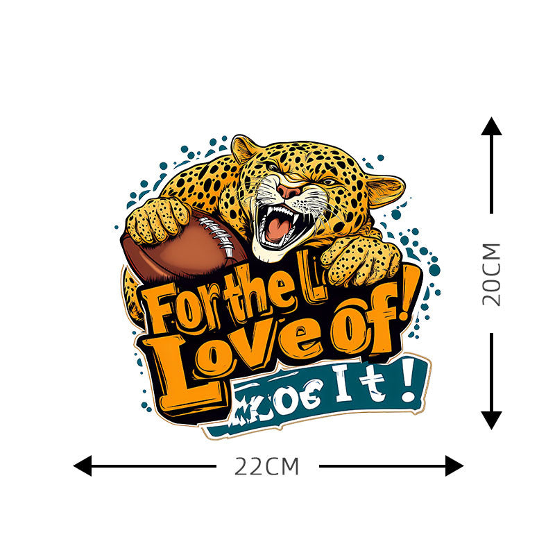 Wholesale rugby jersey UV DTF ready-to-use transfer stickers