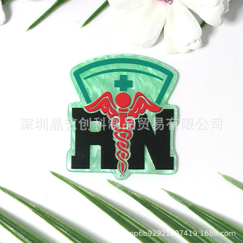 Wholesale 10pcs Nurses'  Day Acrylic Flatback