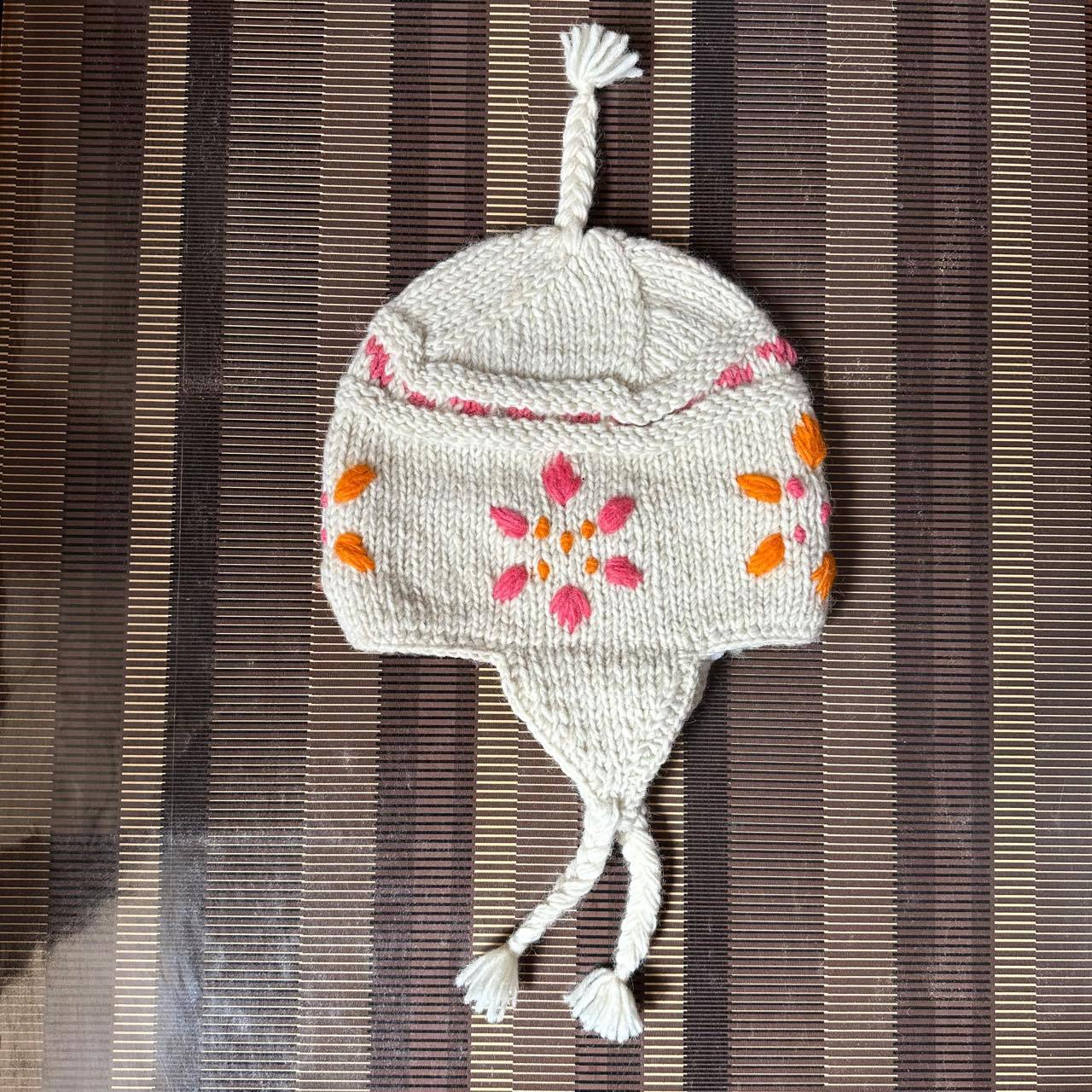 Wholesale Wool Warm Rainbow Plus Velvet Thick Earmuffs Beanie