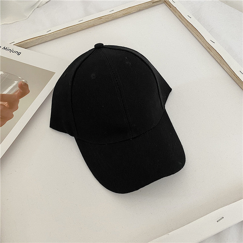 Wholesale 20 colors of black Velcro solid color baseball cap