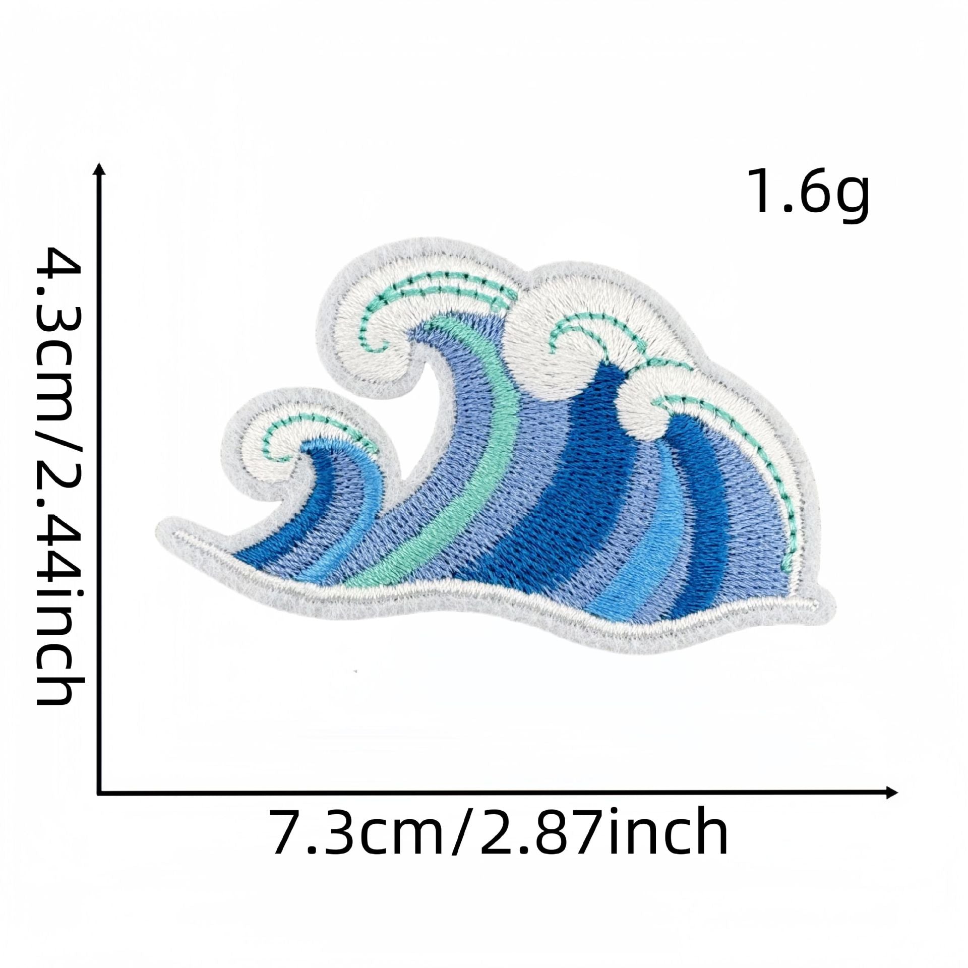 Wholesale  Cartoon Mermaid Embroidery  Summer Cloth DIY Patches