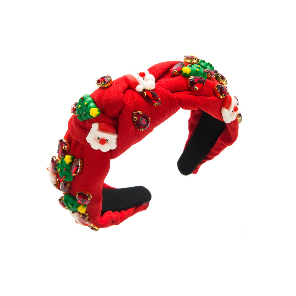 Wholesale Christmas Rhinestone Head Hoop