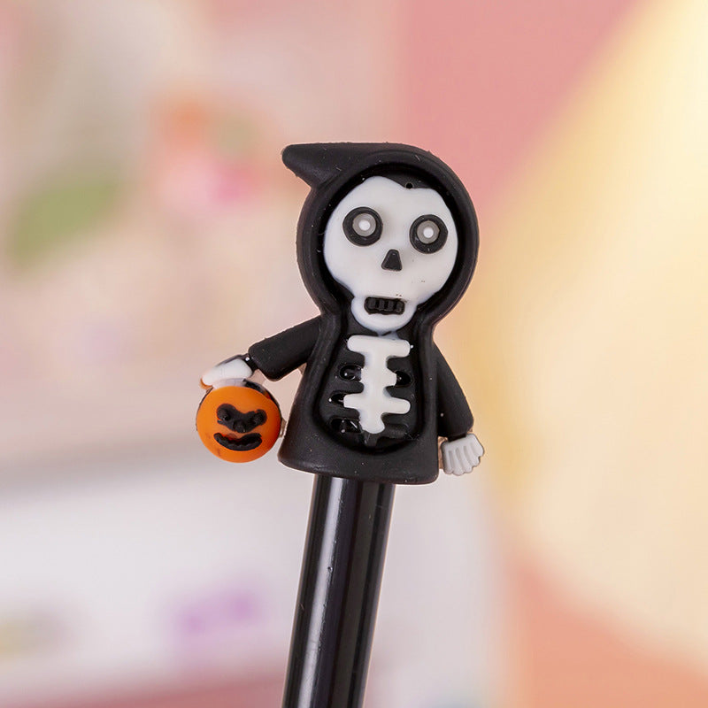 Wholesale Halloween Pumpkin Ghost Plastic Rollerball Pen
