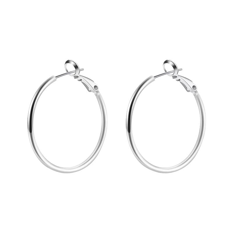 Wholesale Large circle simple personality cool style temperament Earrings