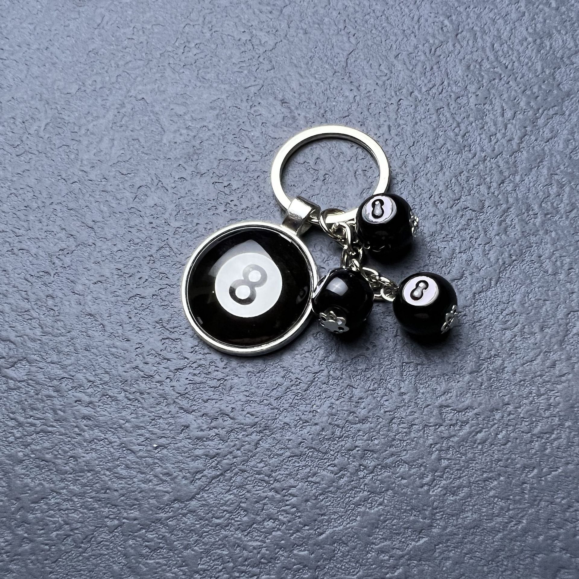 Wholesale Smiley Face Dice Number Personalized Keychain