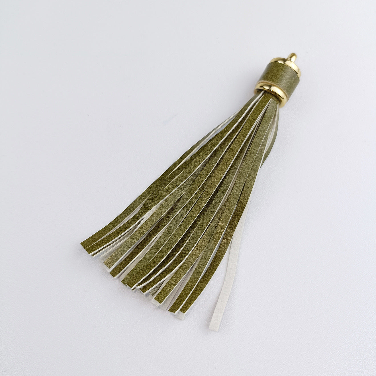 Wholesale Leopard Print PU Leather Tassel Printed Pendant Keychain Accessories