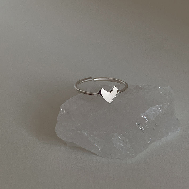 Wholesale Hollow Heart Alloy Set Rings