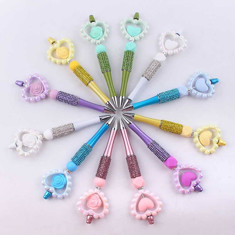 Wholesale Beaded Pens Cartoon Silicone Beaded Pen