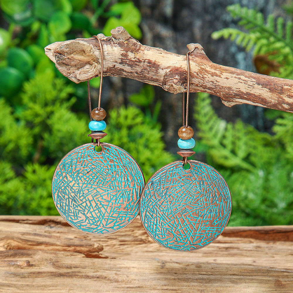 Wholesale Bohemian Retro Tassel Earrings Zinc Alloy Fashion Accessory For Party Wear And Resale