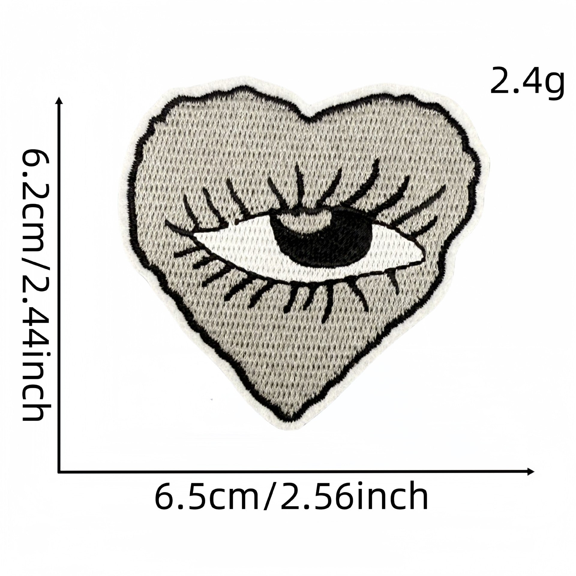 Wholesale Embroidered Patch Cartoon Y2K Sunglasses Design Fabric Applique For Clothing Decoration Casual Fashion Accessory