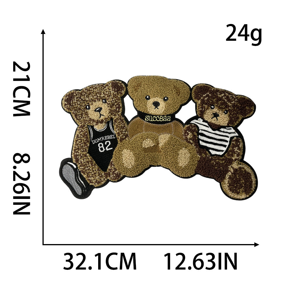 Wholesale 28Cm Towel Embroidery Patch Be Mine Red Stylish Coat Embellishment Everyday Fashion Accessory