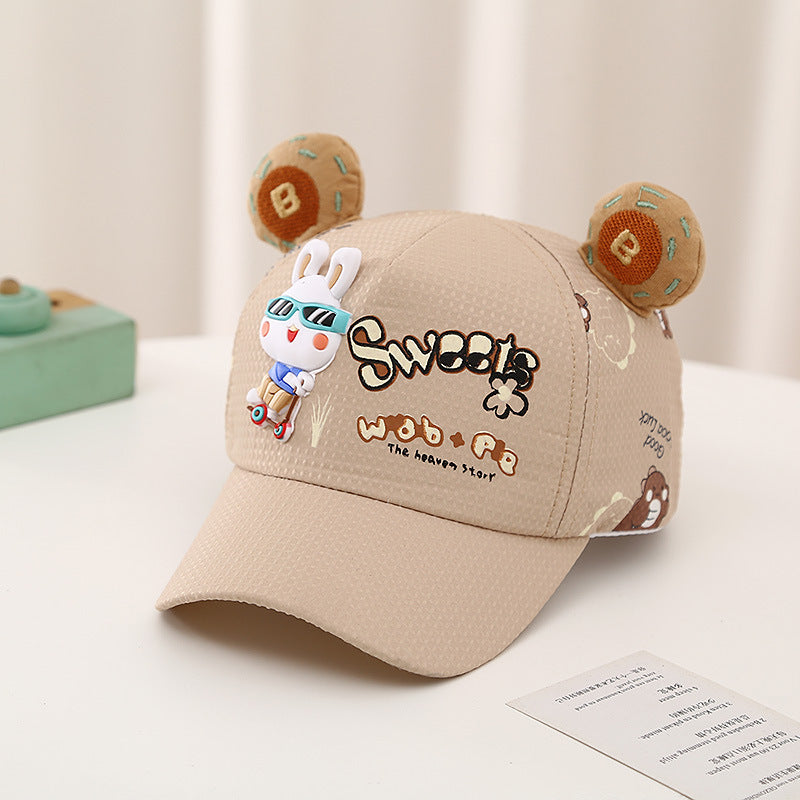 Wholesale Sweet Glasses Bunny Ears Sun Hat