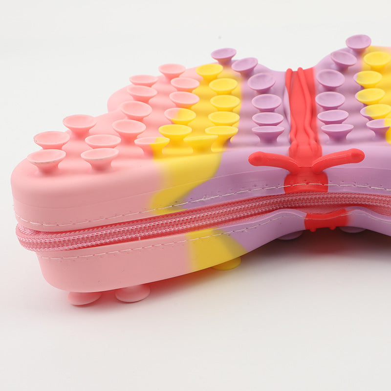 Wholesale Silicone Butterfly Satchel Pressure Reducing Toys