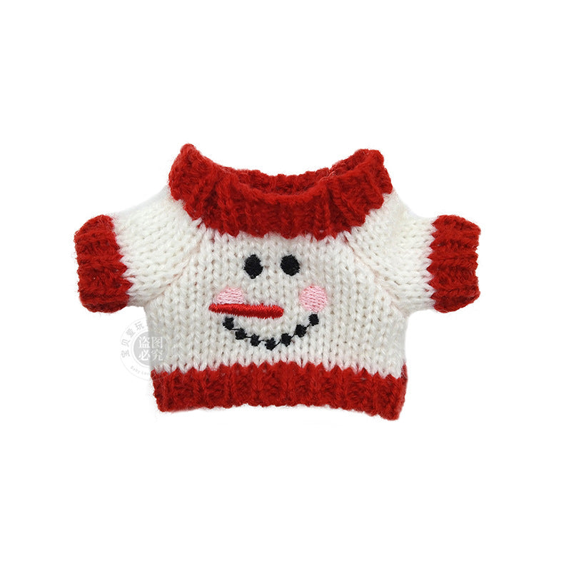 Wholesale 5pcs Toy 14cm Embroidered Knitted Door Dog Elf Doll Accessories