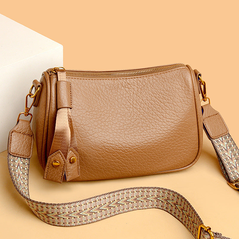 Wholesale Vintage Crossbody Bag with Wide Strap