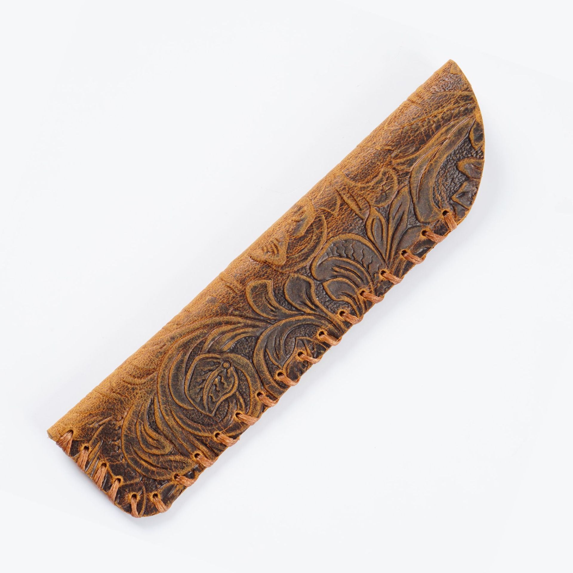 Wholesale Retro Pure Handmade Head Layer Cowhide Creative Pen Bag