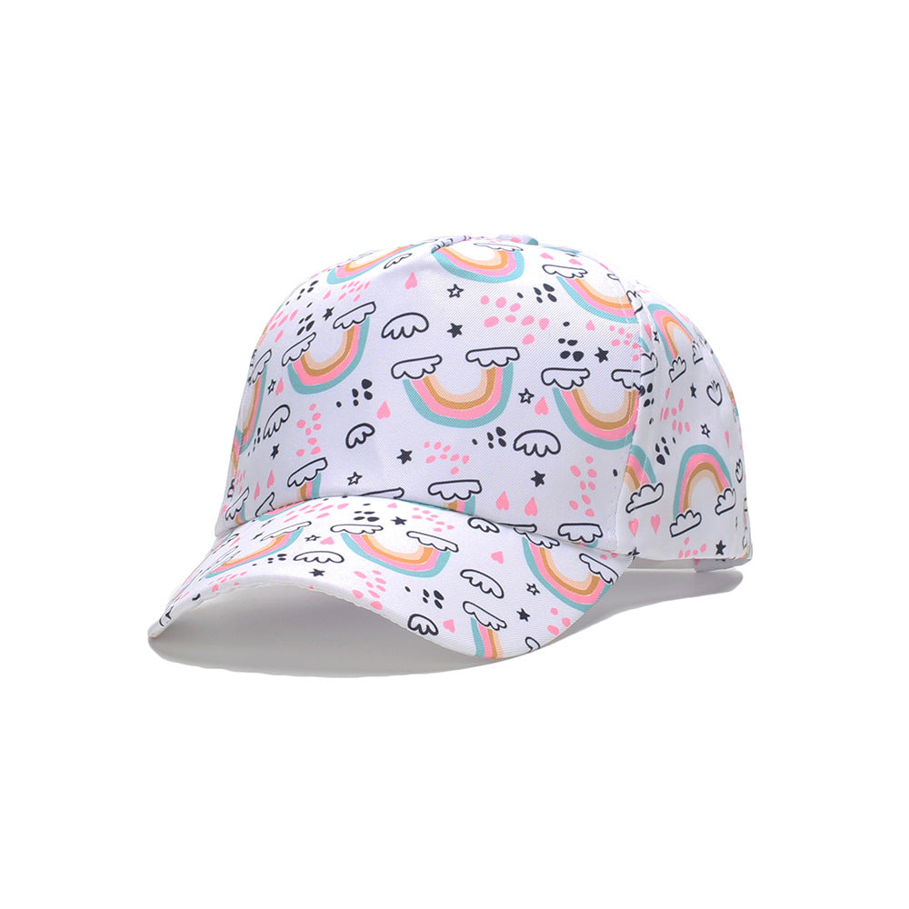 Wholesale Cotton Polyester Cartoon Animal Fruit Print Kids Baseball Cap