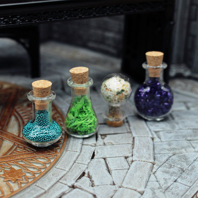 Wholesale Dollhouse1:12 Doll House Simulation Potion Ore Bottle Potion Halloween Decoration Model Holiday Accessories