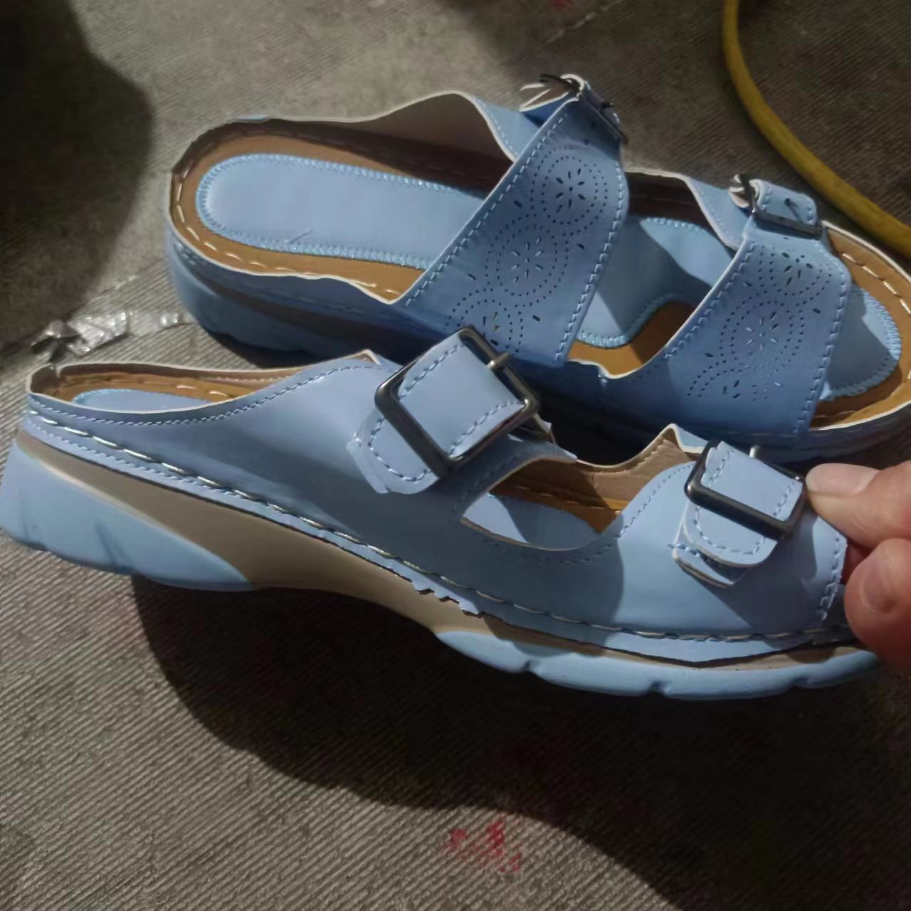 Wholesale Women's Warm Winter Home Shoes Indoor Comfortable Eva Material Anti-slip sandals