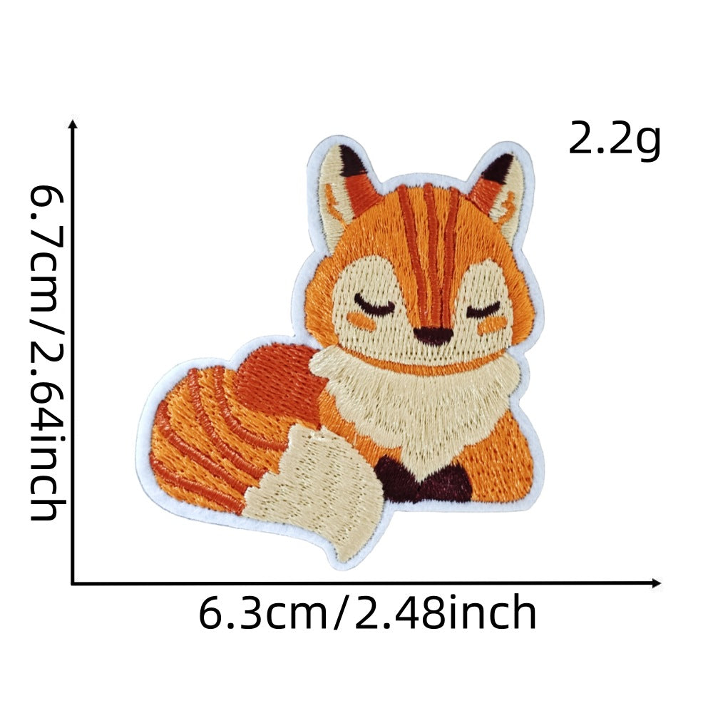 Wholesale Cartoon Autumn Harvest Embroidered Patches Pumpkin Maple Leaf Honey Pot Party Applique Decorative Craft Supply For Clothing Resale