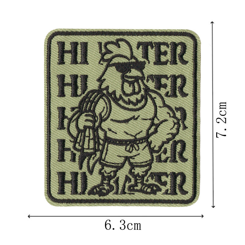 Wholesale Retro Warrior Embroidered Patch Set 14Pcs Adhesive Craft Patches For Clothing Bags Hats Decorative DIY Accessory