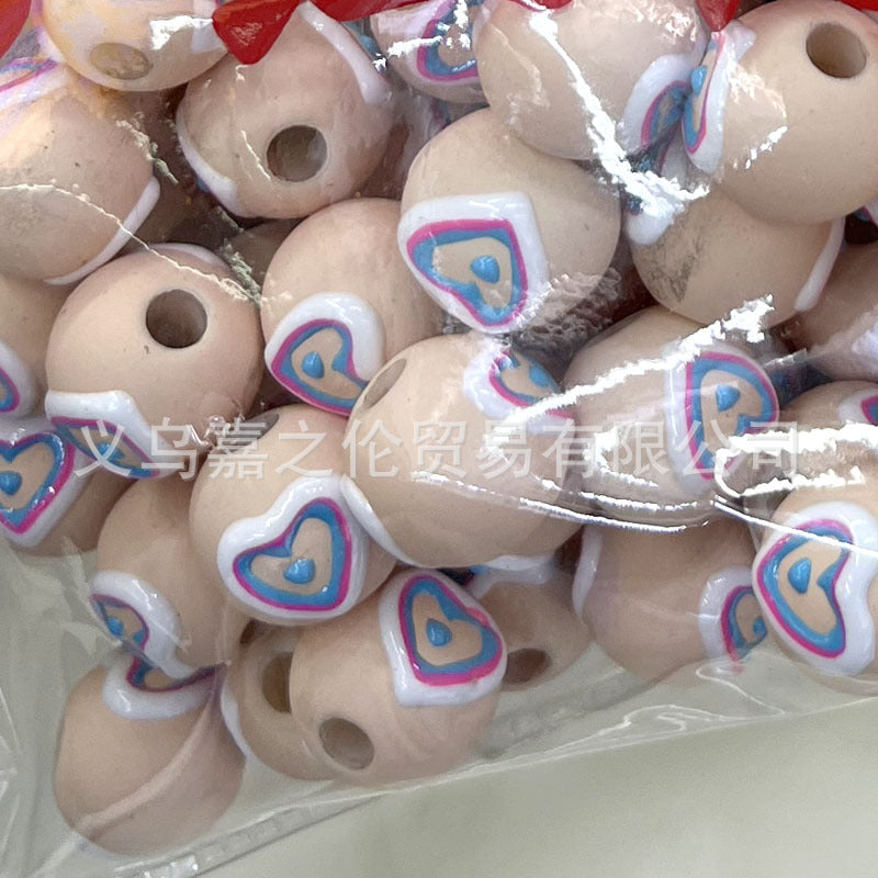 Cuentas acrílicas de 200pcs de 200 piezas al por mayor