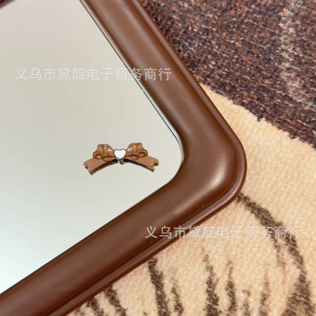 Wholesale 10pcs DIY Paint Alloy Bead Accessories Love Streamer Bow Beaded Mobile Phone Chain Keychain Bracelet Necklace Bead Spacer