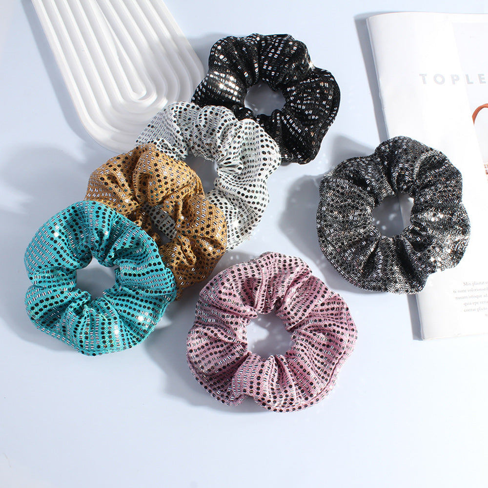 Wholesale  Sequin Large Intestine Cloth Hair Scrunchies