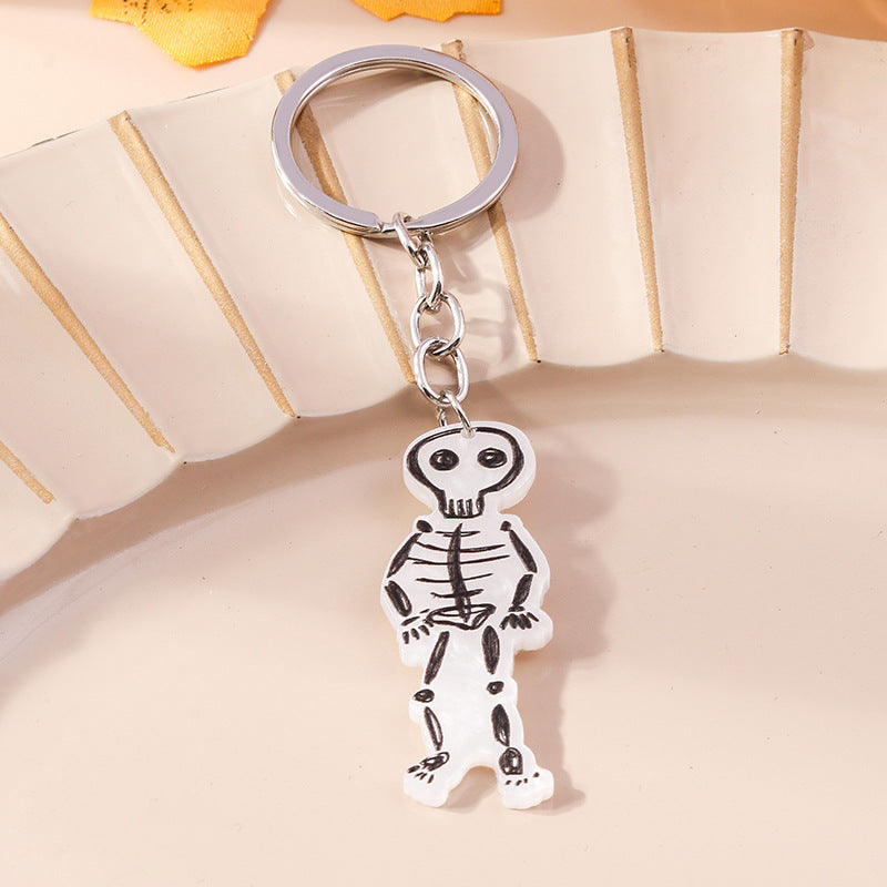 Wholesale Ghost Skeleton Zinc Alloy Keychain