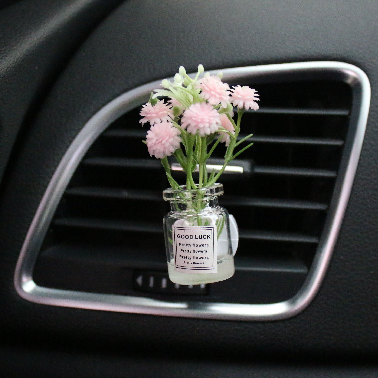 Wholesale Gypsophila Glass Vase Car Air Conditioning Vent Perfume Clip