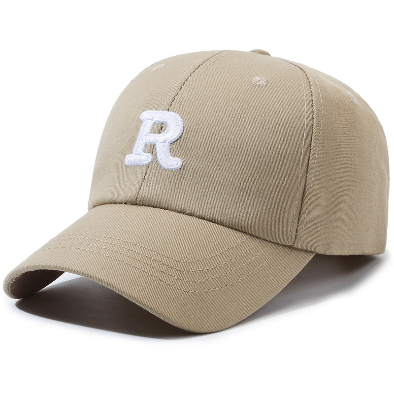 Wholesale R Standard Sun Hat Hard Top Short Brim Baseball Cap