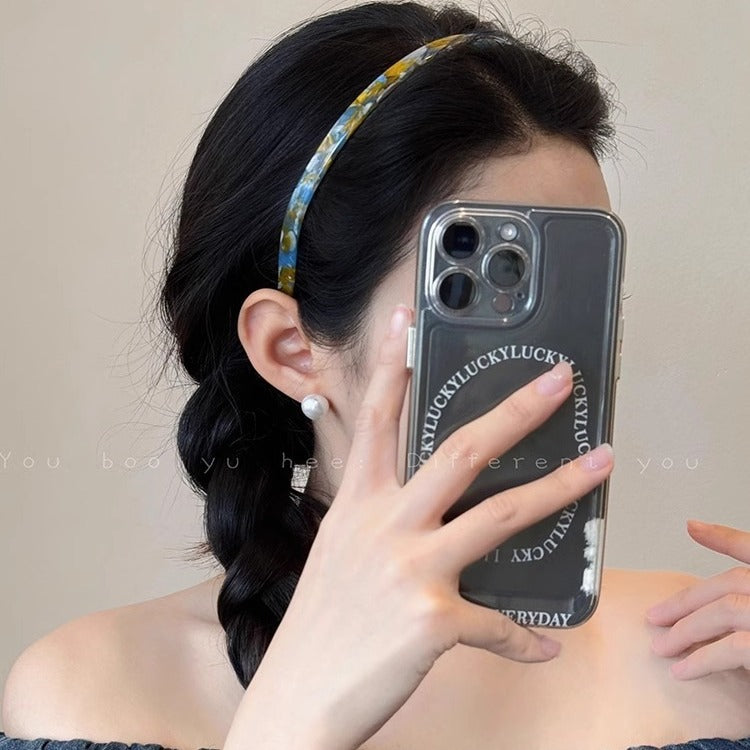 Wholesale No ear bone glasses acetate headband thin headband