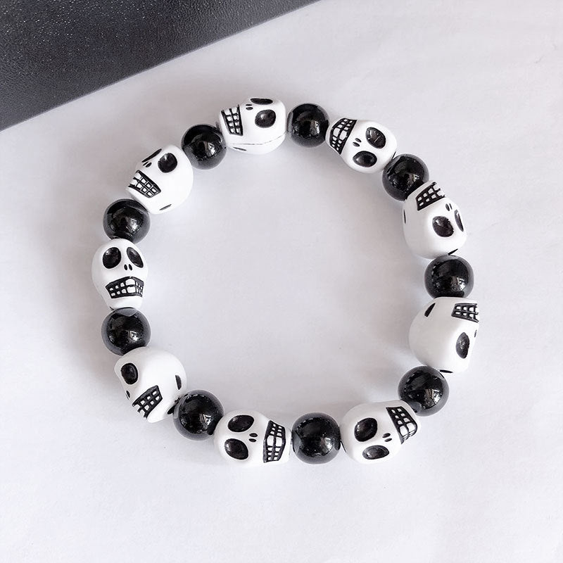 Wholesale Skull Vintage Dark Resin Bracelet