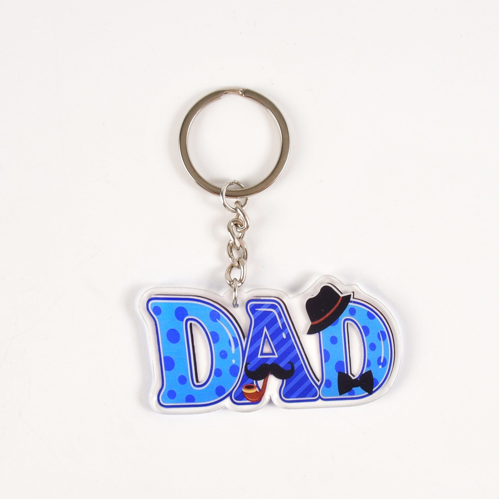 Wholesale Father's Day Birthday Gift English Letter Keychain