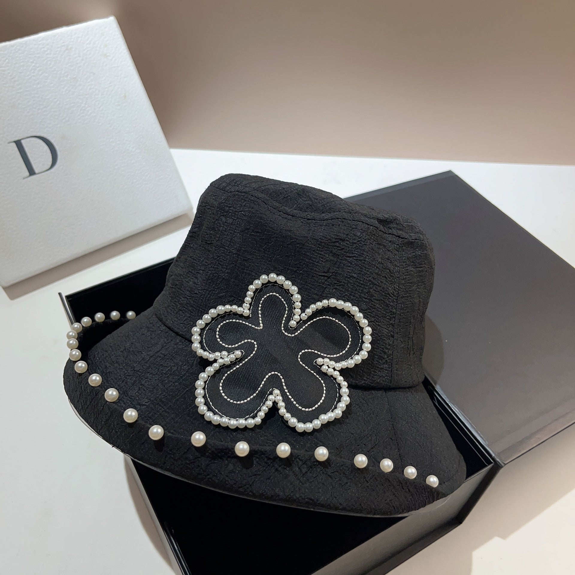 Wholesale Pearl Fisherman Hat Flower Pot Hat