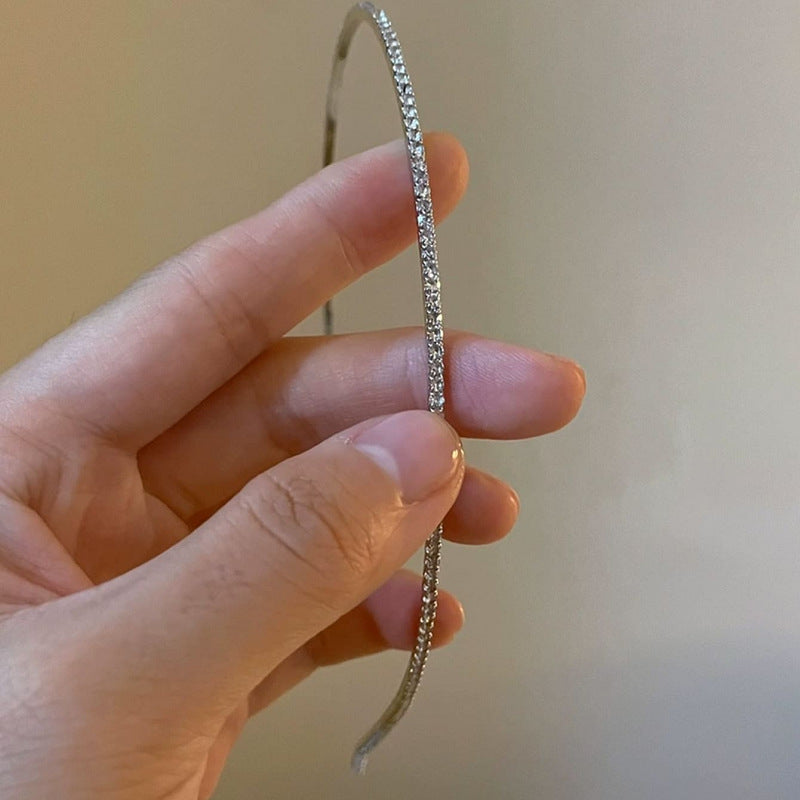 Wholesale New Shining Streamer Super Fairy Rhinestones Shining Feeling Cold and Simple Style High-grade Headwear Headband