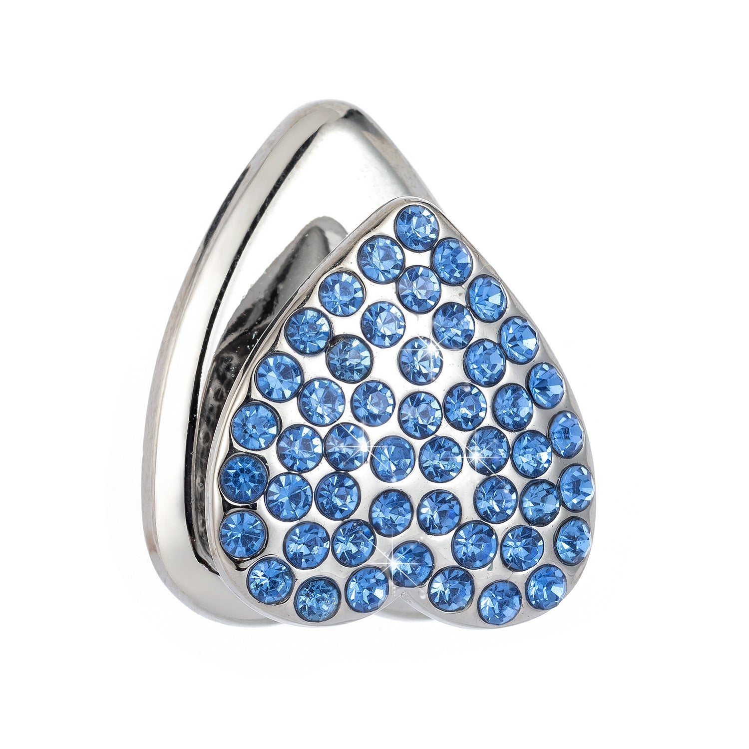 Wholesale Valentine's Day Zinc Alloy Diamond-encrusted Adhesive Heart-shaped Hook