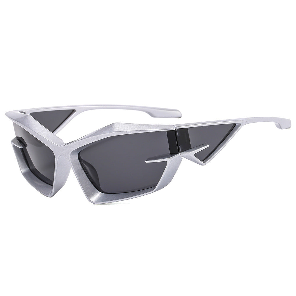 Wholesale Futuristic Technology Cat Eye Sunglasses
