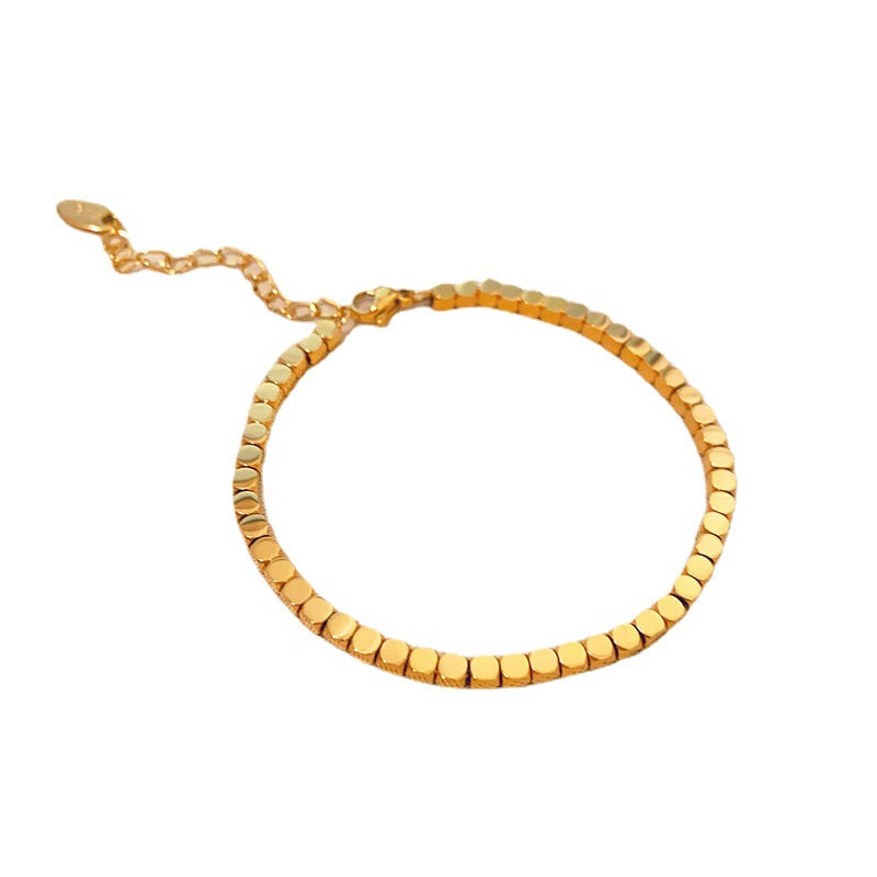 Wholesale Square Non-fading Titanium Steel Bracelet