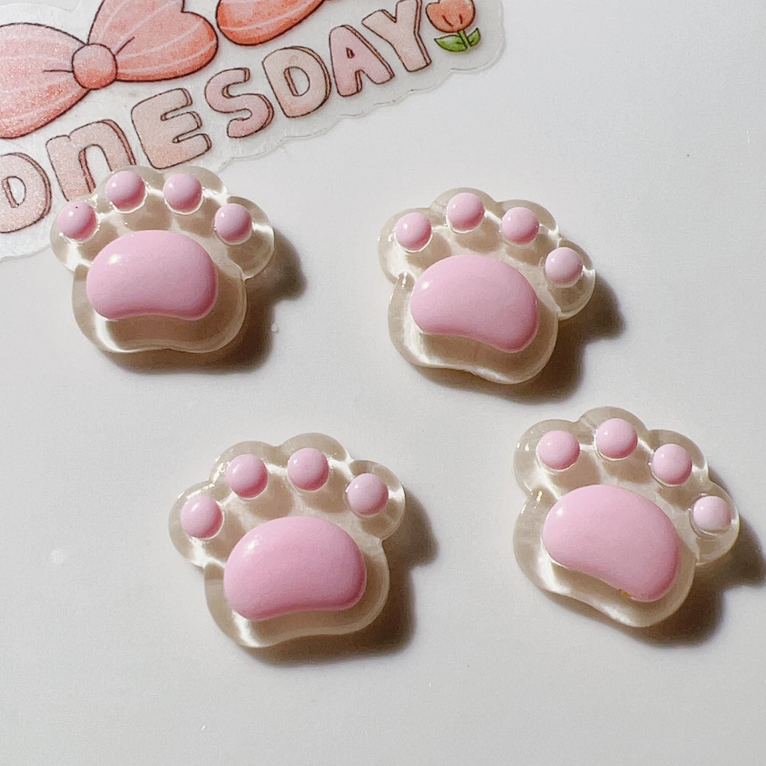 Wholesale 20pcs Resin AccessoriesDIY Accessories Handmade Materials Shoe Buckles Hat Patch Cream Glue Mini Transparent Soles