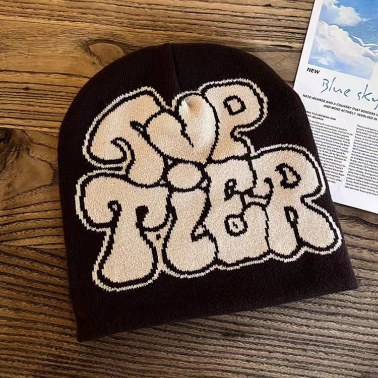 Wholesale Autumn and Winter Multicolor Letter Love Acrylic Woolen Hat