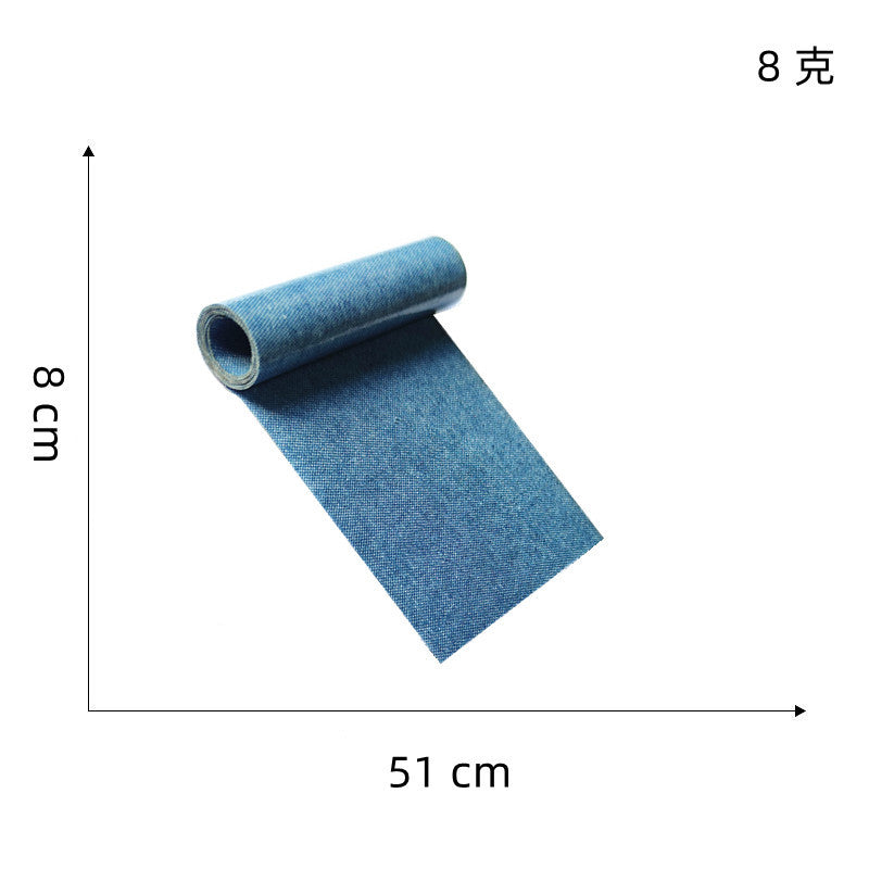 Wholesale Denim Rectangular Iron On Patches For DIY Clothing Decor 5 Pack Trendy Apparel Repair Stickers For Everyday Use