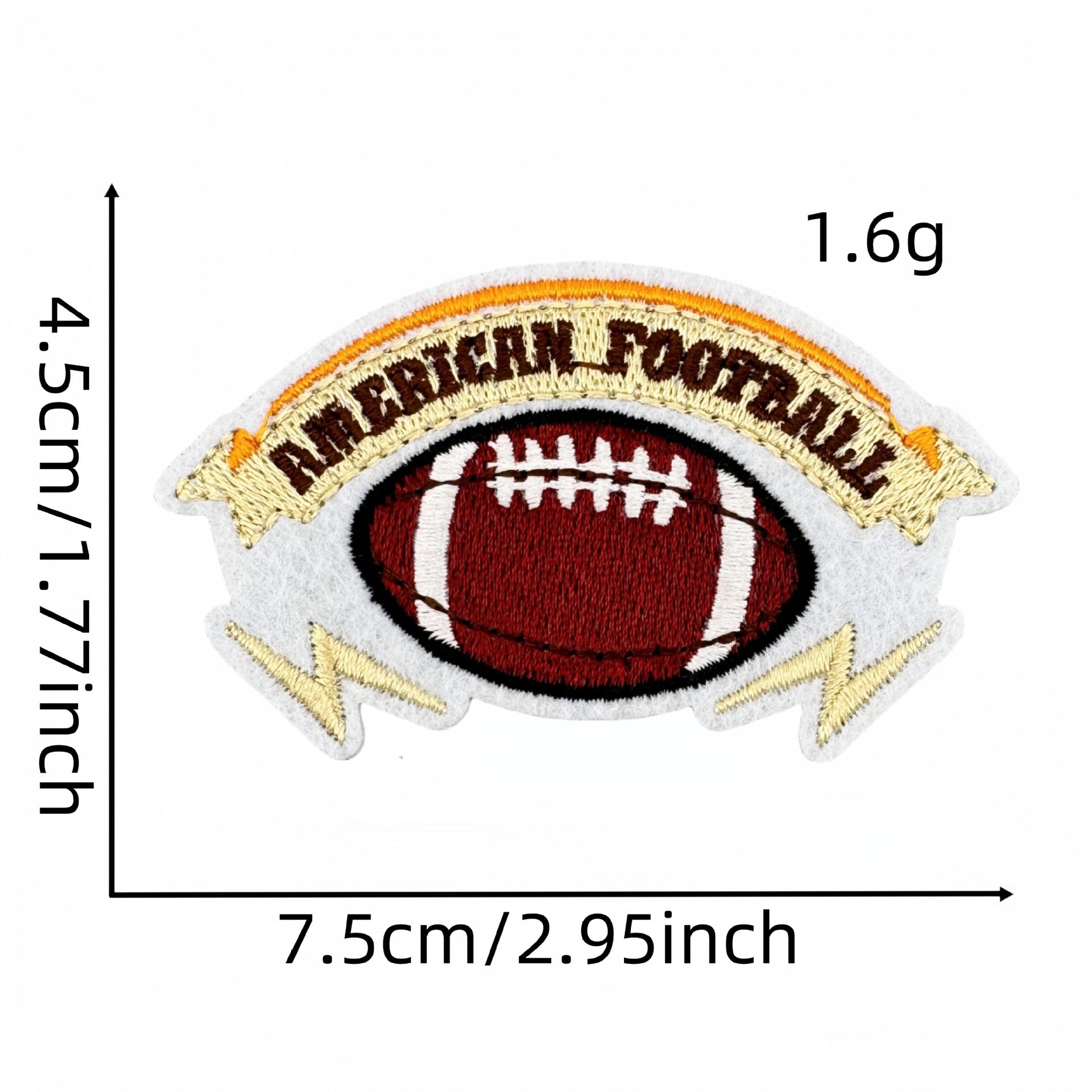 Wholesale Rugby Embroidered Patches Sports Series
