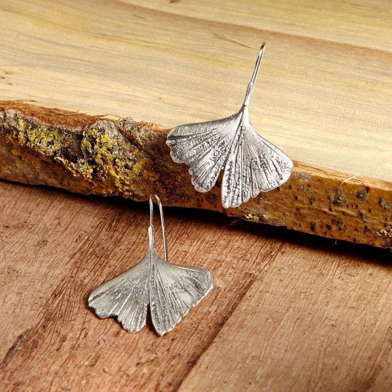 Wholesale Vintage Ginkgo Leaf Earrings