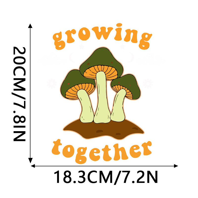 Wholesale 10pcs Colorful Flower Cartoon Mushroom UV DTF Ready to Press Transfers Wraps