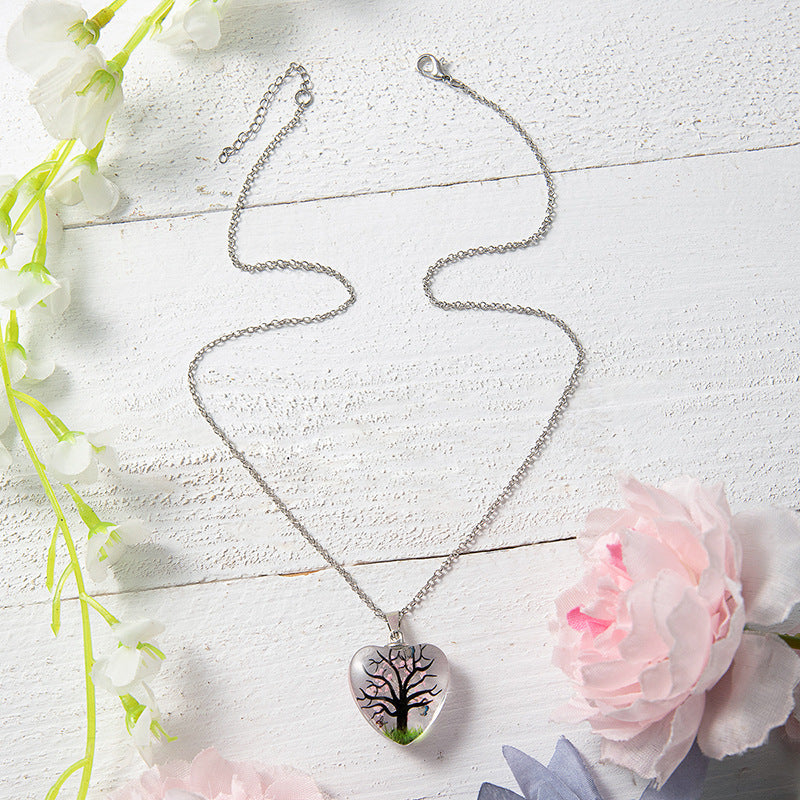Wholesale Love Eternal Flower Pendant Necklace